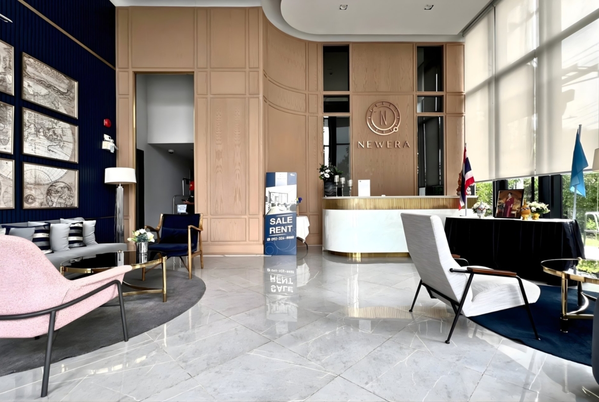 Lobby คอนโด Newera เอกมัย-รามอินทรา