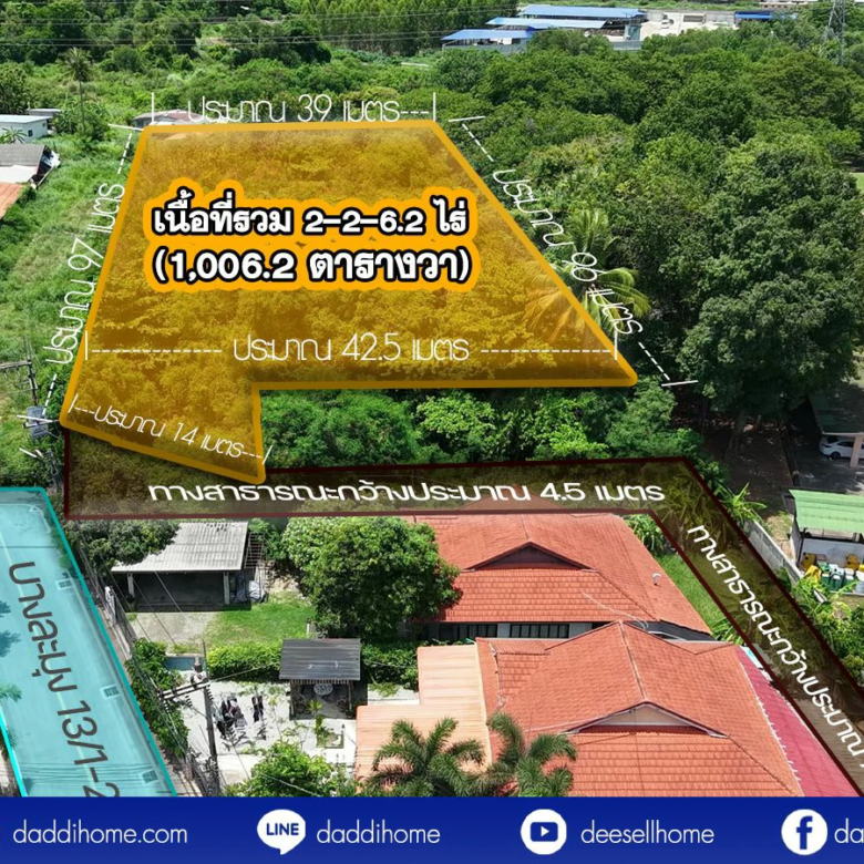 ขายที่ดินบางละมุง