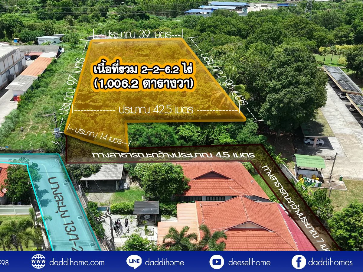 ขายที่ดินบางละมุง