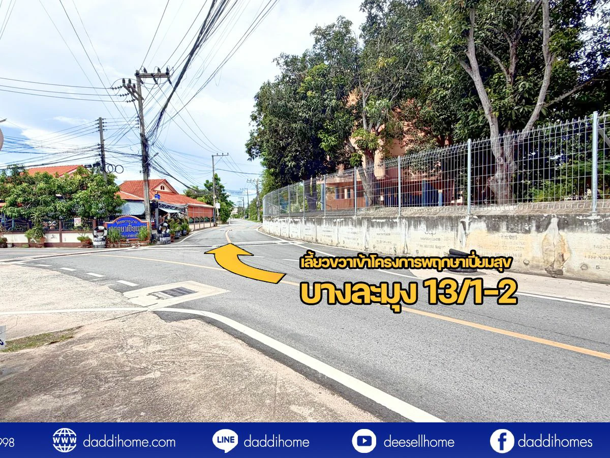 ขายที่ดินบางละมุง