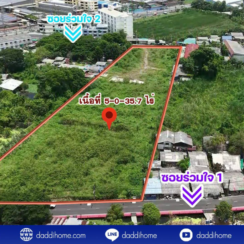 ขายที่ดินกระทุ่มแบน