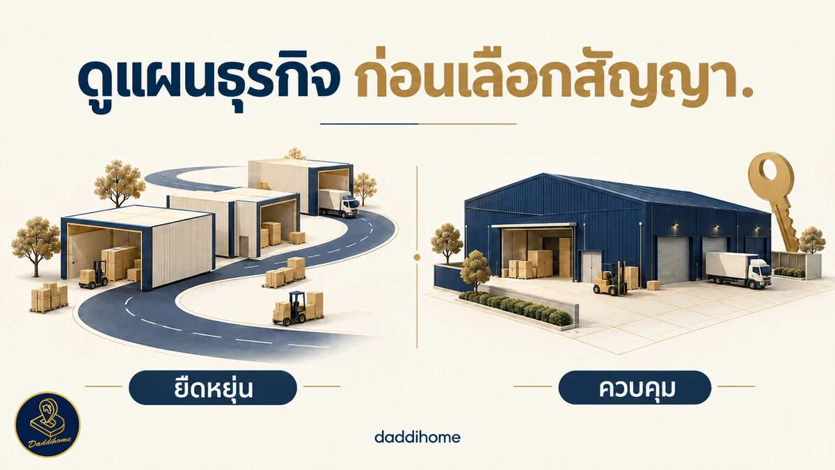 เช่าหรือซื้อโกดังดี? 5 คำถามก่อนขยายกิจการ